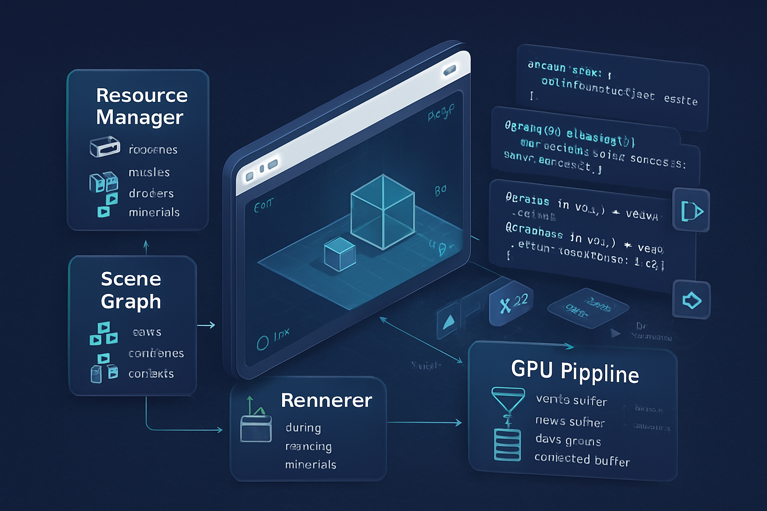 A practical, step-by-step tutorial that teaches you how to build a simple game engine with WebGPU. Learn initialization, WGSL shaders, buffer & texture management, scene structure, draw submission, and key optimizations that make your engine fast and maintainable.