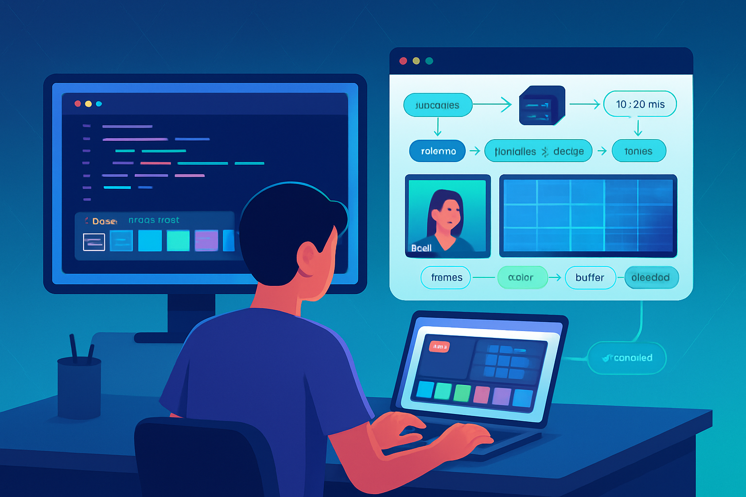 Learn how to build a simple low-latency media streaming app using the WebCodecs API. This beginner-friendly guide explains core concepts, shows example encoder/decoder code, and walks through a minimal Node.js WebSocket relay to get you streaming quickly.
