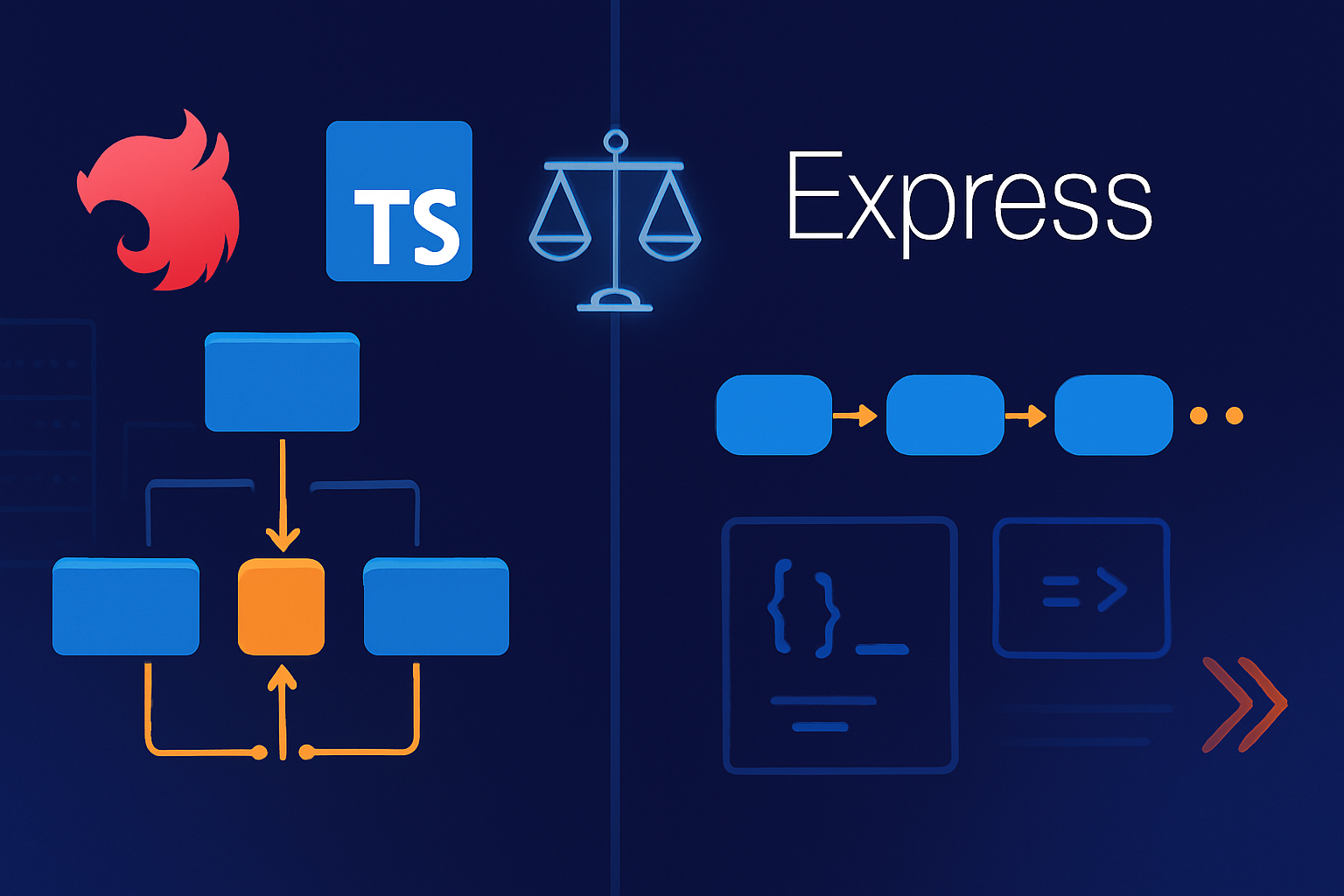 A deep comparison of NestJS and Express - their philosophies, developer experience, performance considerations, tooling, and real-world use cases - to help you pick the right framework for your next Node.js backend.